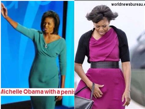 michelle obama has a penis|Image of Michelle Obama is absolutely altered